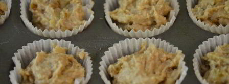 банановые кексы с орехами. Шаг 3