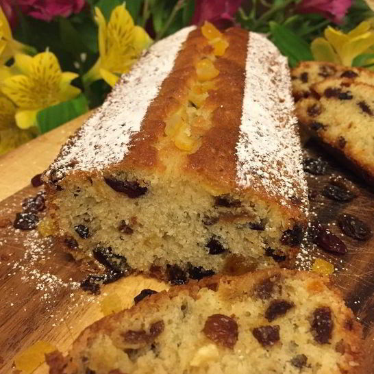 Рецепт фруктового кекса с лимочелло