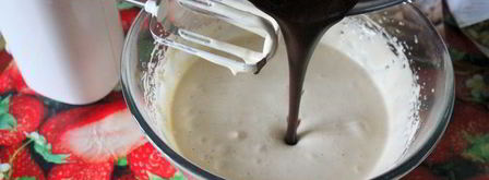 гречишный кекс с шоколадом, изюмом и тыквенными семечками. Шаг 6