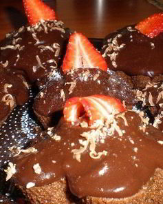 Капкейки шоколадные со сметанным кремом