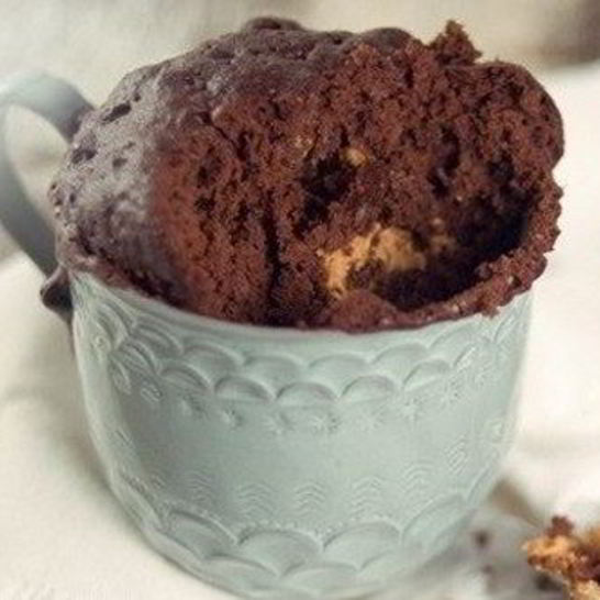 Рецепт кекса из пасты nutella в микроволновке