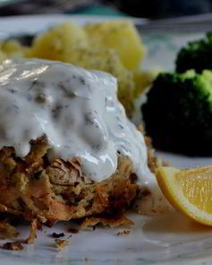 Кекс из семги-Salmon Cakes