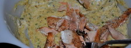 кекс из семги-salmon cakes. Шаг 2