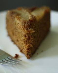 Кекс с грушей