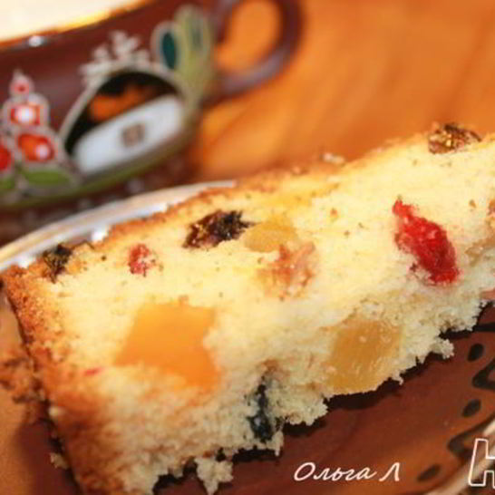 Рецепт кекса с изюмом и цукатами