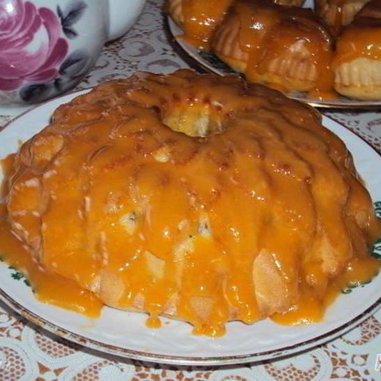 Рецепт кекса с халвой и апельсиновой глазурью