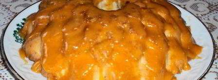 кекс с халвой и апельсиновой глазурью. Шаг 4