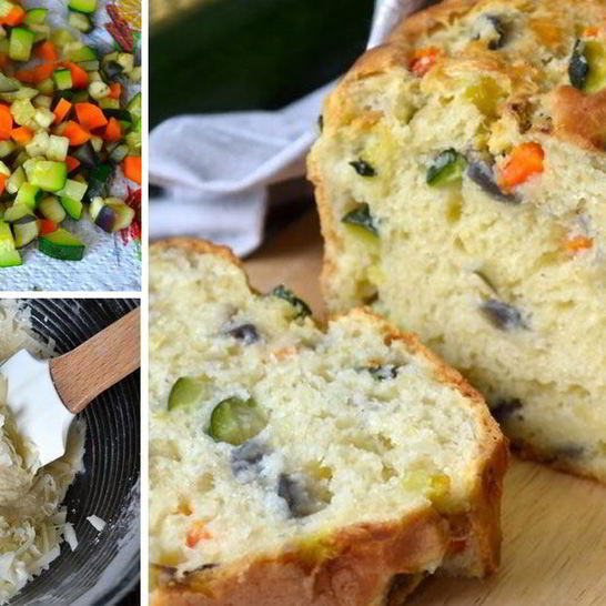 Рецепт кекса с овощами