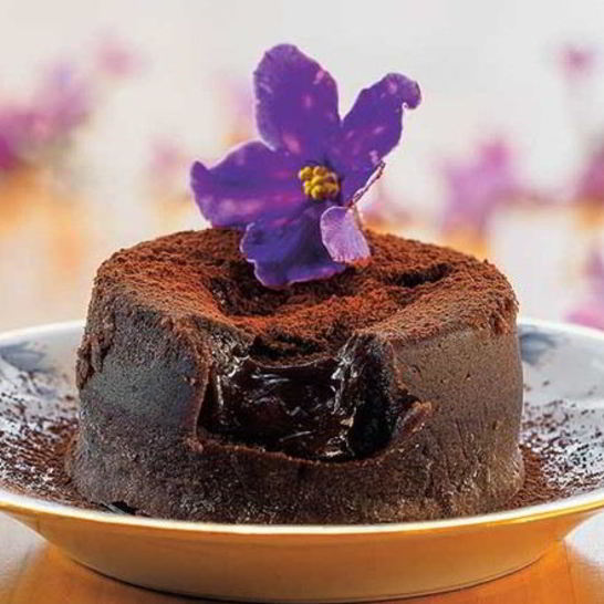 Рецепт кекса с жидкой сердцевиной