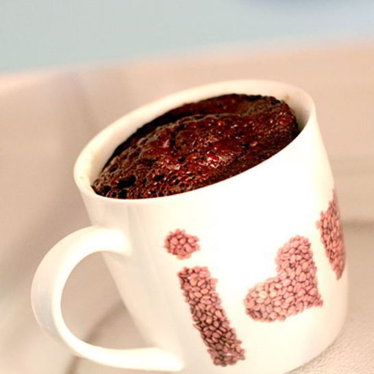 Рецепт кекса в чашке в микроволновке