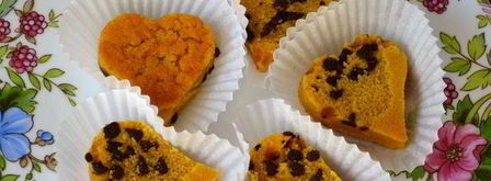 кексики из тыквы сердечки. Шаг 8