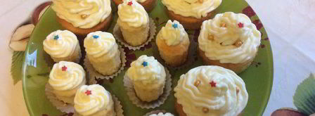 кексики нежные с творожным кремом. Шаг 5