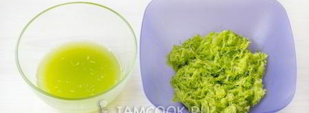 кексы из кабачков с колбасой. Шаг 5