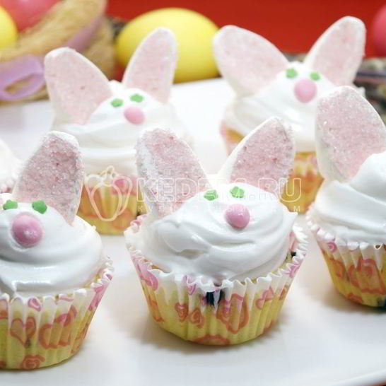 Рецепт кексов пасхальных кролики