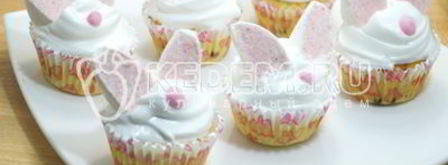 кексы пасхальные кролики. Шаг 15