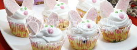 кексы пасхальные кролики. Шаг 17