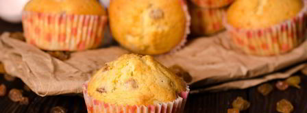 кексы с изюмом. Шаг 14