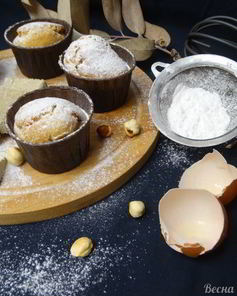 Кексы с халвой