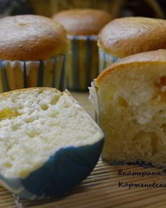 Кексы с творожной начинкой и апельсиновым джемом