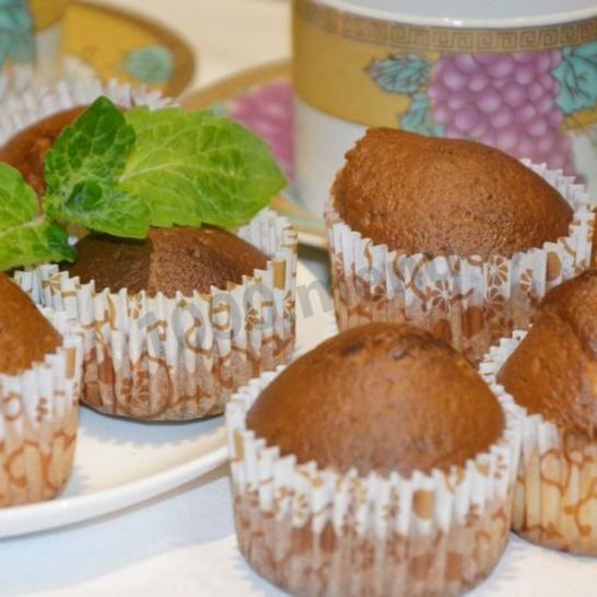 Рецепт кексов в формочках на сметане