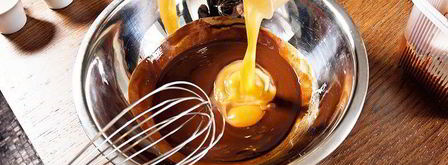 холодно-горячий шоколадный кекс-пудинг. Шаг 2