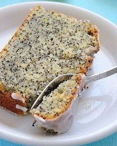 Лимонный кекс с маком