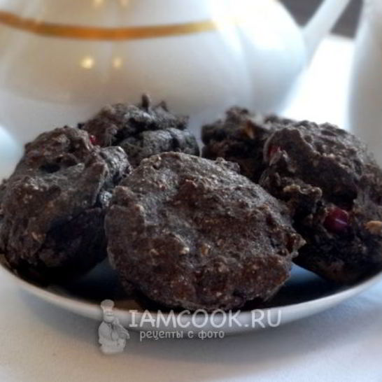 Рецепт льняных кексов с клюквой