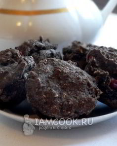 Льняные кексы с клюквой