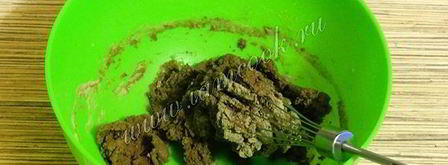 льняные кексы с клюквой. Шаг 5