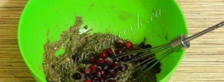 льняные кексы с клюквой. Шаг 6