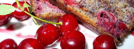 маковый кекс с вишней и розмарином. Шаг 4