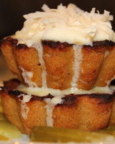 Мясные закусочные кексы с сыром Моцарелла