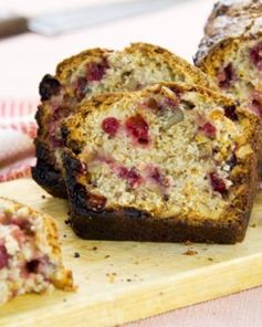 Орехово-клюквенный кекс