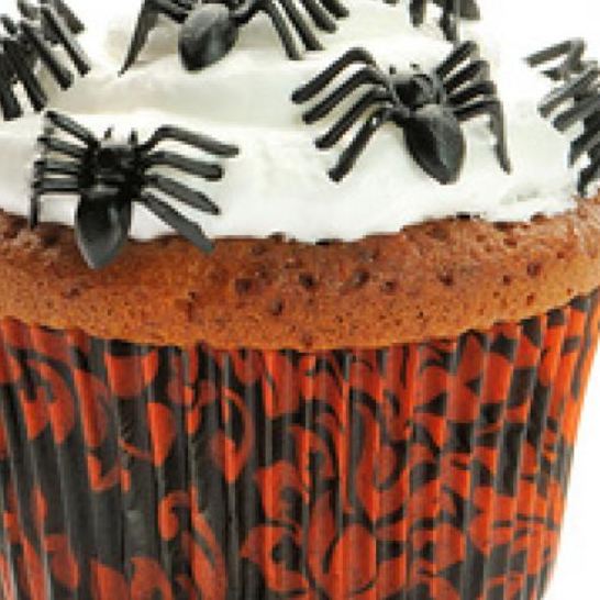Рецепт праздничного кекса с пауками на хэллоуина