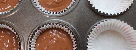 шоколадно-йогуртовые кексы. Шаг 5