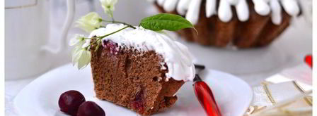 шоколадный кекс подснежник. Шаг 11