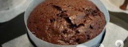 шоколадный кекс с малиновым соусом. Шаг 6