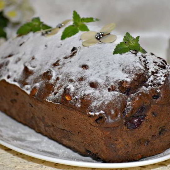 Рецепт шоколадного кекса с вишней