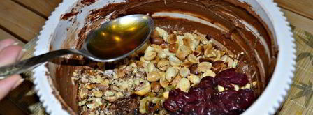 шоколадный кекс с вишней. Шаг 5