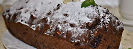 шоколадный кекс с вишней. Шаг 8