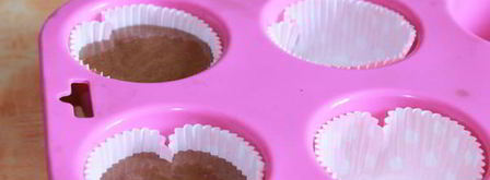 шоколадные кексы с зефирной шапочкой. Шаг 4