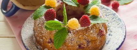 творожный кекс с малиной. Шаг 11