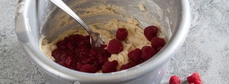 творожный кекс с малиной. Шаг 7