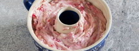 творожный кекс с малиной. Шаг 8