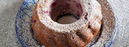 творожный кекс с малиной. Шаг 10