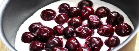 творожный кекс с вишней. Шаг 11