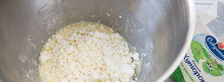 творожные кексики с малиной. Шаг 3