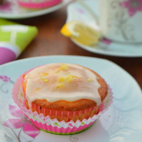 Рецепт весенних кексов с лимоном