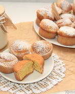 Воздушные кексики на сливках