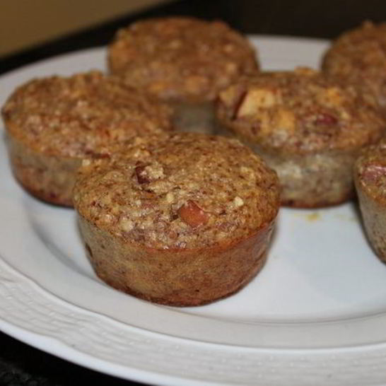 Рецепт яблочно-миндальных кексы